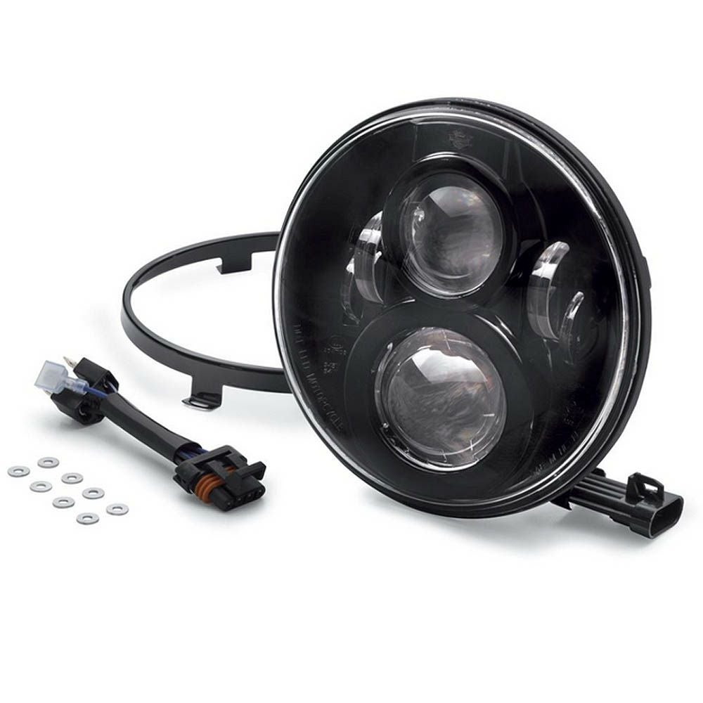 LED 7インチ・ヘッドライト　ブラック　FLソフテイル、2014～2018　ツアラー-02