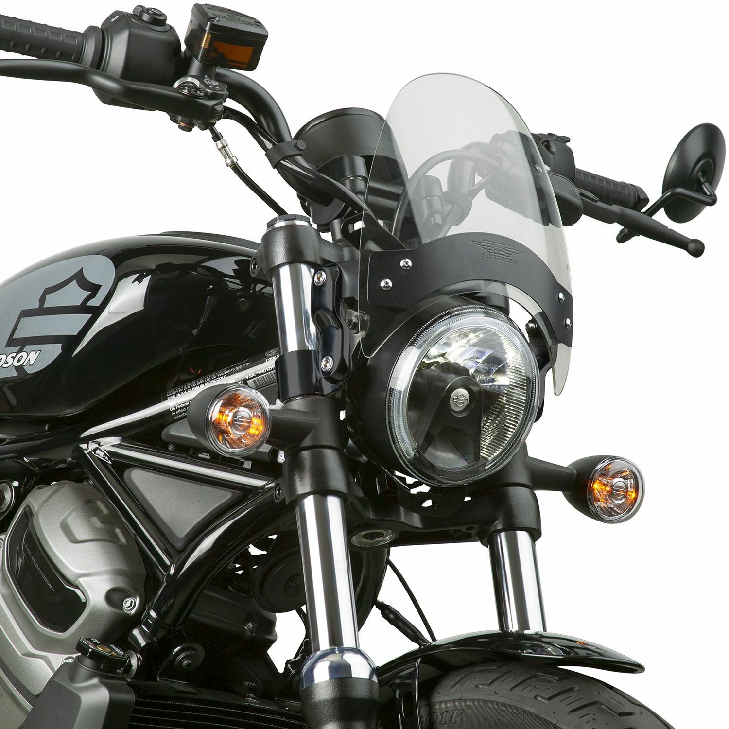 2016～2021 XL1200X/S用フライスクリーン 「ピラーニャ」 ミッドナイト