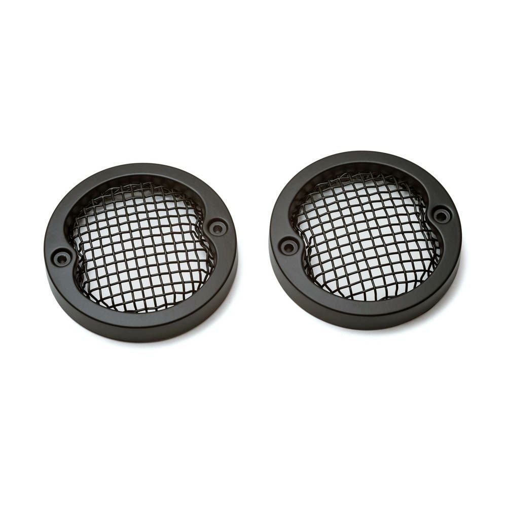 Kuryakyn フラットウインカー　メッシュベゼル　ブラック-02