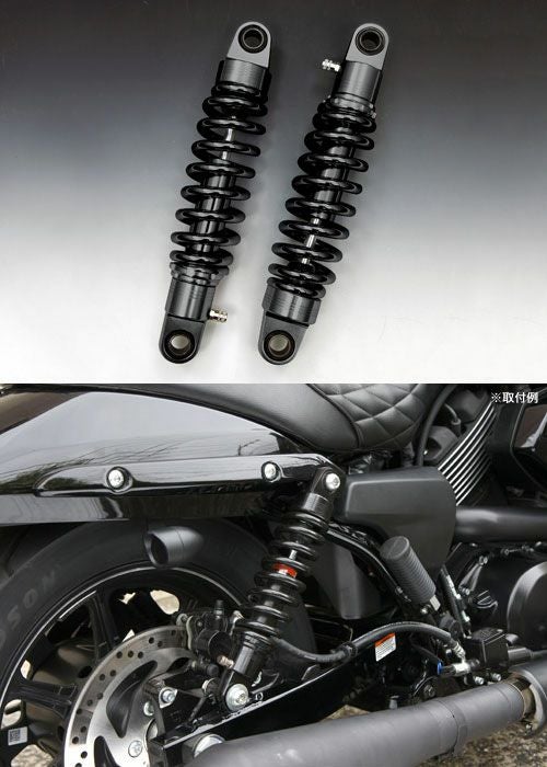 ローダウンサスペンション ブラック ストリートXG750-02