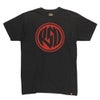 ローランドサンズ・デザイン(RSD)ロゴTシャツ レッド/ブラック-01