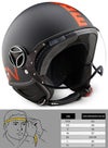 モモ デザイン(MOMO DESIGN) ジェットヘルメット FGTR FLUO マットブラック/オレンジ(SEL-MOMO-FLUO-BO)-01