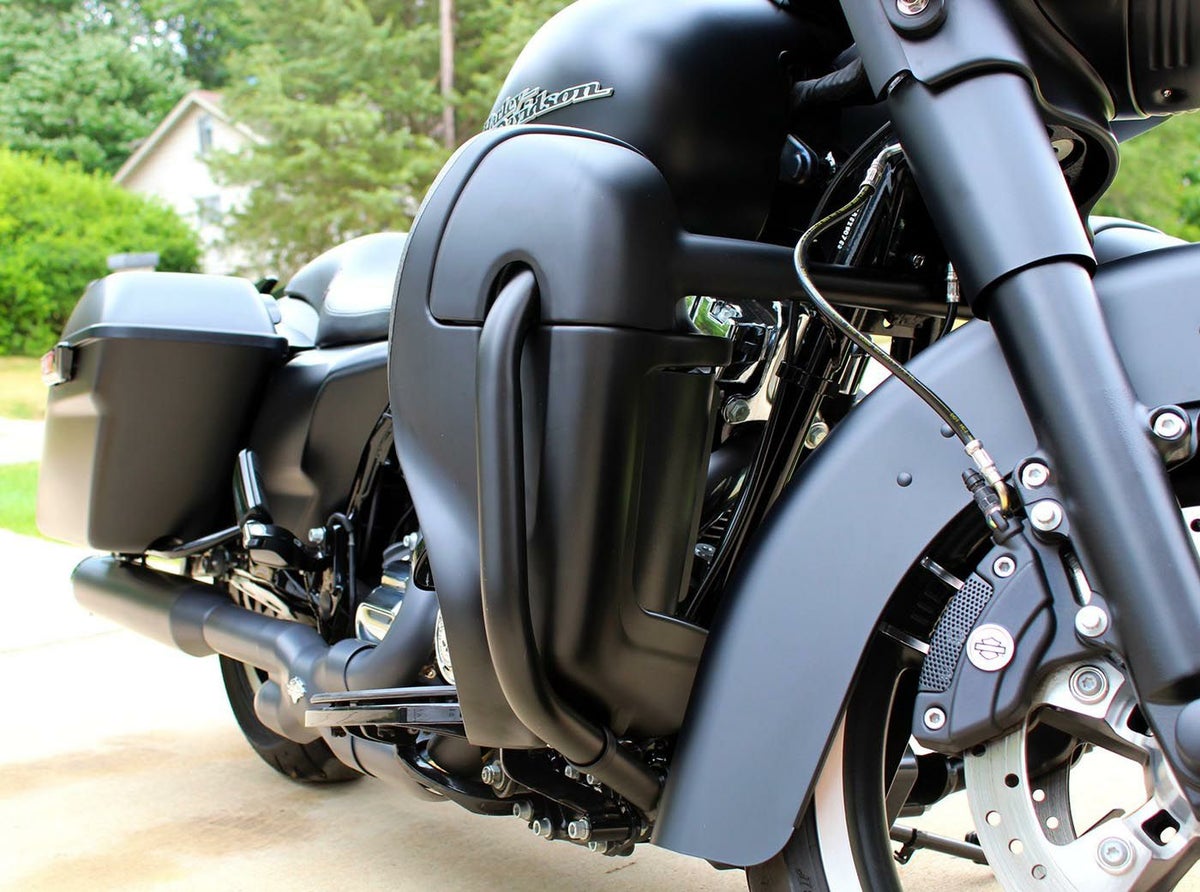 HOGWORKZ ロアーフェアリングキット/ベントあり　マットブラック-03