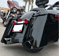 HOGWORKZ 4インチエクステンド・サドルバッグ グロスブラック-04