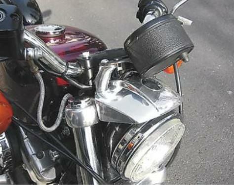 キジマ(KIJIMA) メーター移設ステー ポリッシュ スポーツスター