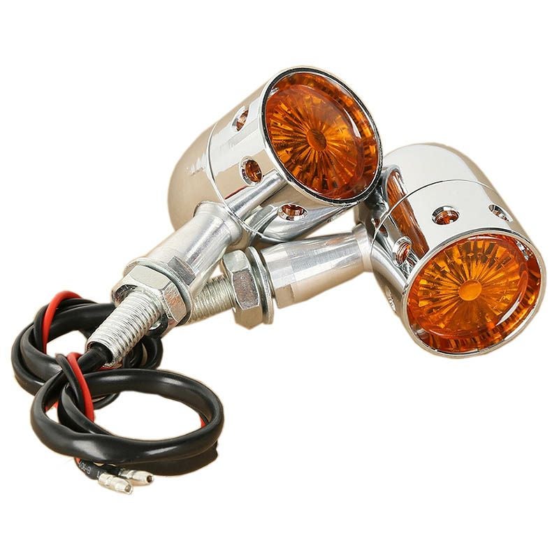 V-TWIN 製 GUIDE レプリカ用 ガラスレンズ オレンジ V-Twin GUIDEレプリカ バレットウィンカー |ハーレーパーツ専門店 HDパーツ