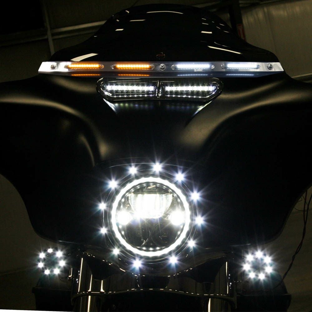 ハーレー、ツーリング2014以降用 ウインドシールド トリム｜ハーレー