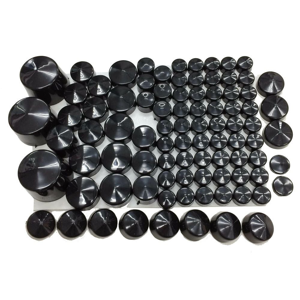 ボルトカバー 87個セット ブラック |ハーレーパーツ専門店 HDパーツ