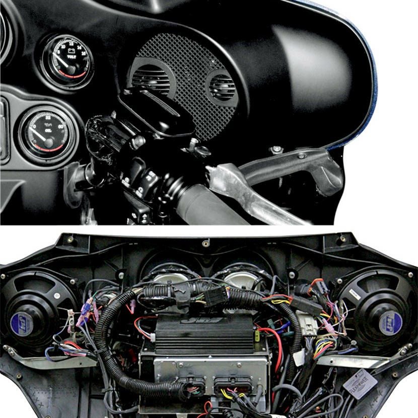 J&M PERFORMANCE 180W フェアリングスピーカー　アンプキット　2006～2013 FLHX-02