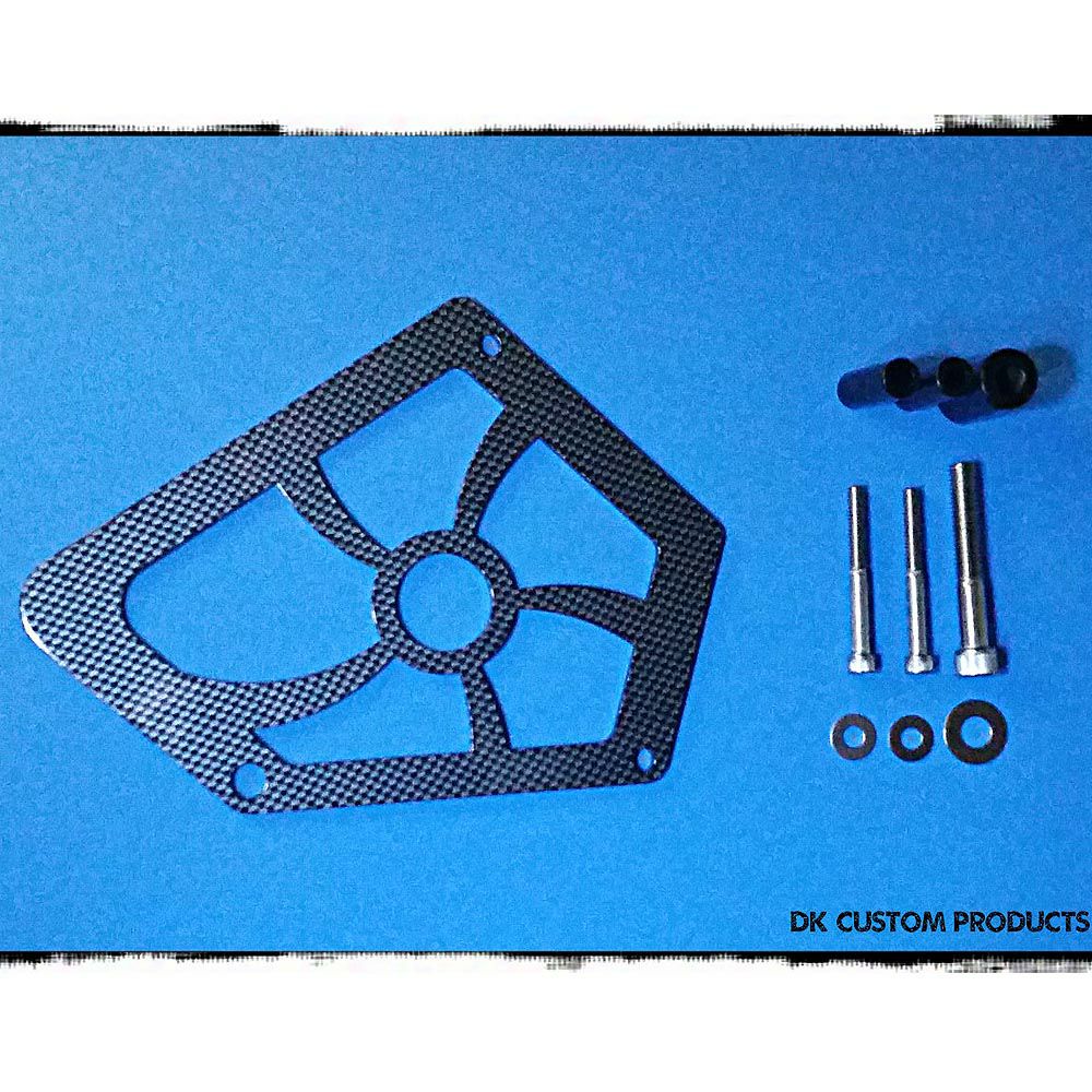 DKcustom フロントスプロケットカバー カーボンルック-02