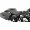 Drag Specialties ロープロファイル ソロシート ブラックピンストライプ-01