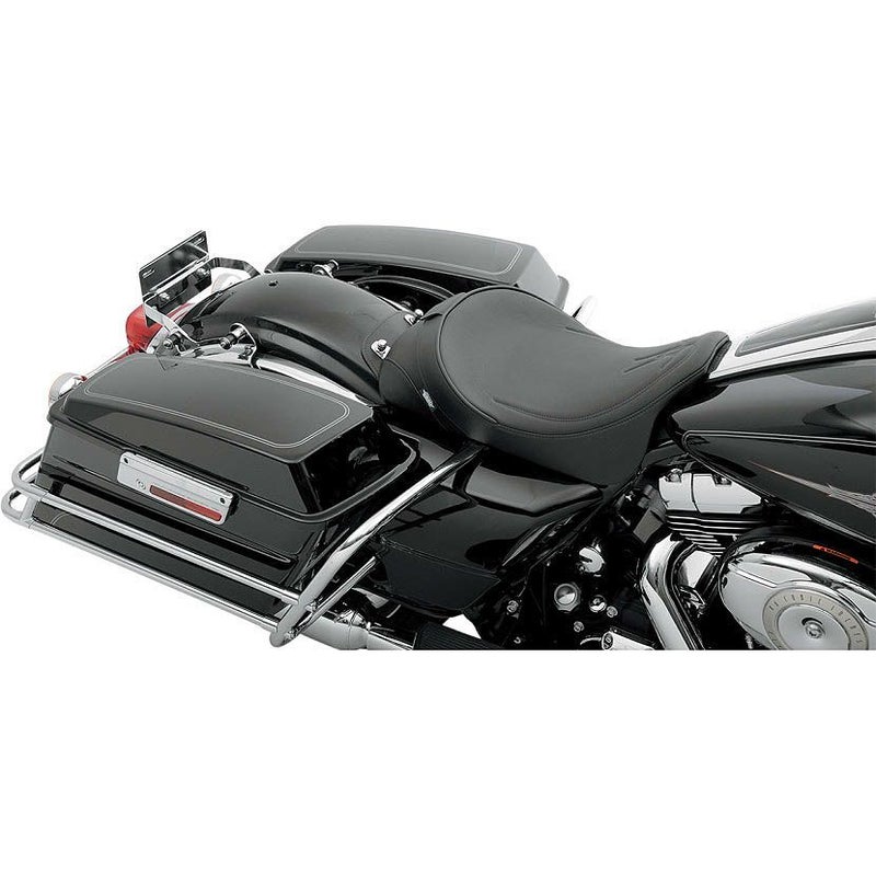 Drag Specialties ソロシート ブラックピンストライプ-01