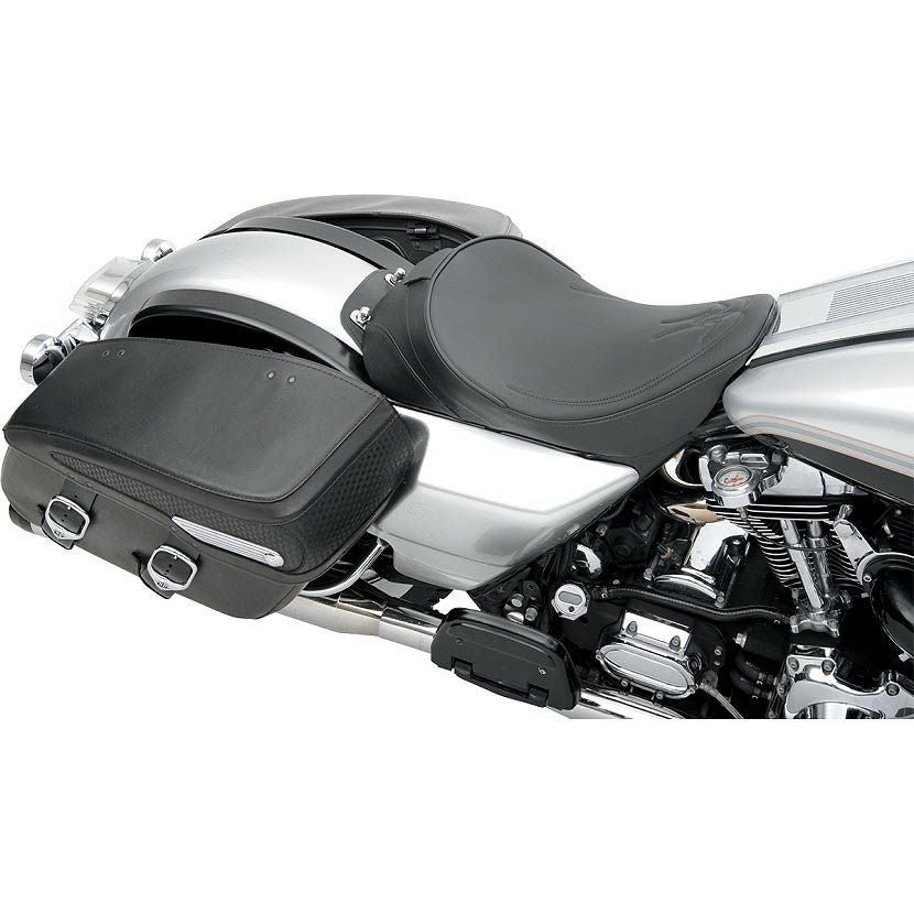 Drag Specialties　ソロシート　ブラックピンストライプ 1997～2007 FLHX、FLHR-01