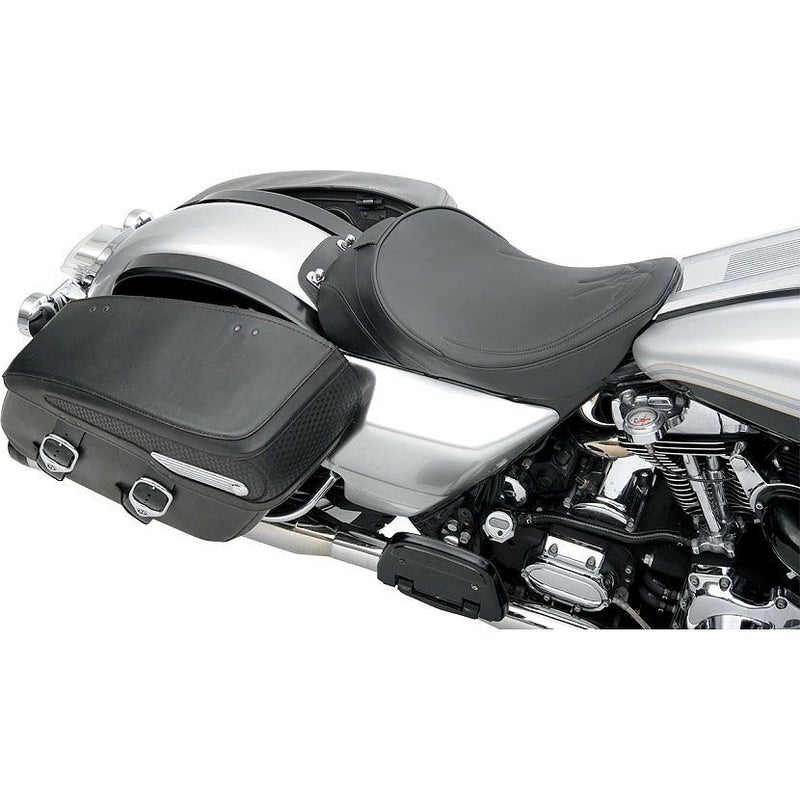 Drag Specialties　ソロシート　ブラックピンストライプ 1997～2007 FLHX、FLHR-01