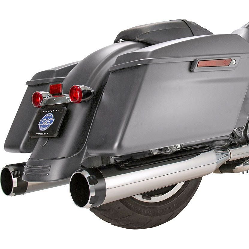 Khrome Werks 4.5HP-PLUS スリップオンマフラー クローム/Black Edge