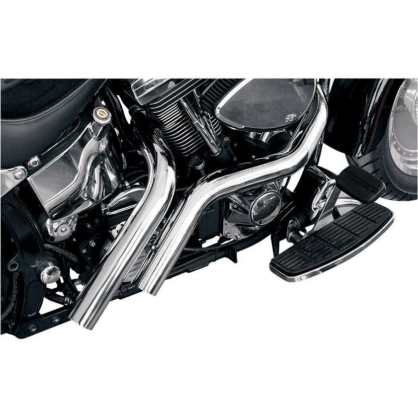 LA Choppers カスタムマフラー ストレートカット クローム-02