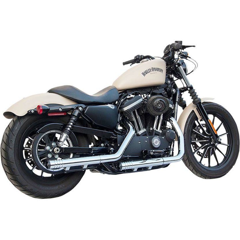 firebrand Rip-Rod 2.25インチ スリップオンマフラー クローム/ブラック-01