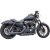 firebrand Rip-Rod 2.25インチ スリップオンマフラー ブラック/ゴールド-01