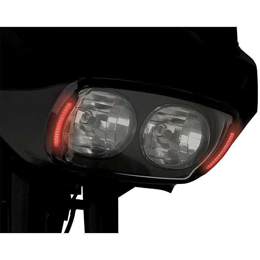 Cycle Visions ヘッドライトベゼルカバー　ブラック/スモークレンズ-01