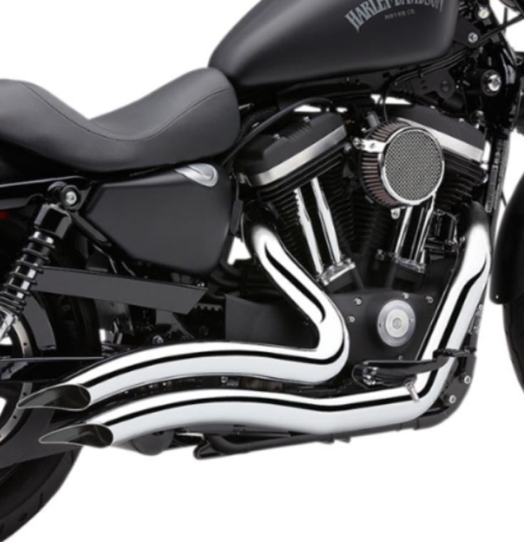 COBRA SPEEDSTER ショートスウィープ エキゾースト クローム 2014以降スポーツスター-01