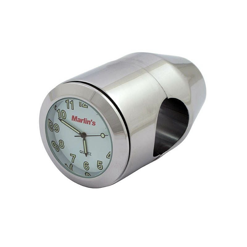 Marlin's 防水時計 ホワイトフェイス　ハンドルバーマウント-01