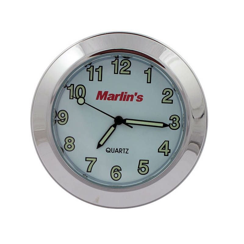 Marlin's 防水時計 ホワイトフェイス　1-1/4インチハンドルバーマウント-02