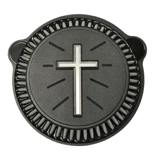 LA Choppers スタンダードクロス エアクリーナー ブラック　ツインカム用-01