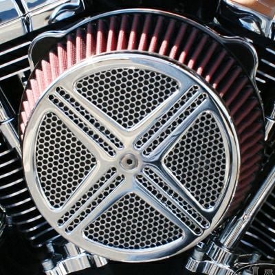 LA Choppers　XXX  エアクリーナー クローム-01