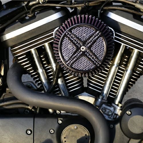 LA Choppers　XXX  エアクリーナー ブラック-01
