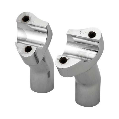 ハーレー用 ハンドル・ライザー クローム・プルバック