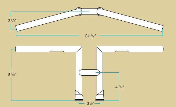 Biltwell H2ハンドル クローム ディンプル無し-03