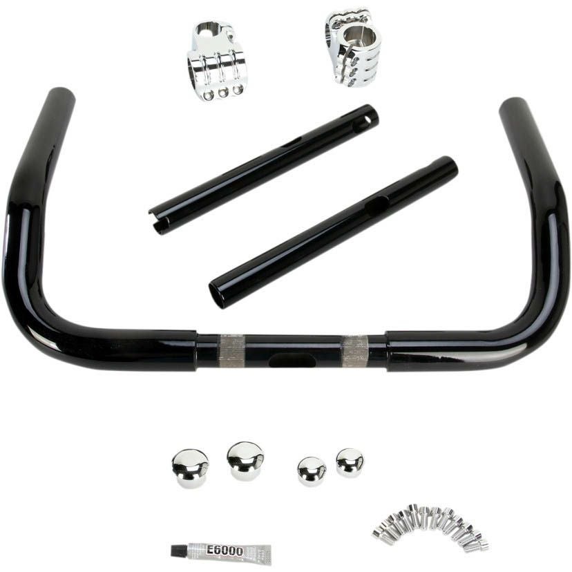 Klock Werks 1.25インチ クリップハンガーハンドル 10インチ ブラック/クローム-03