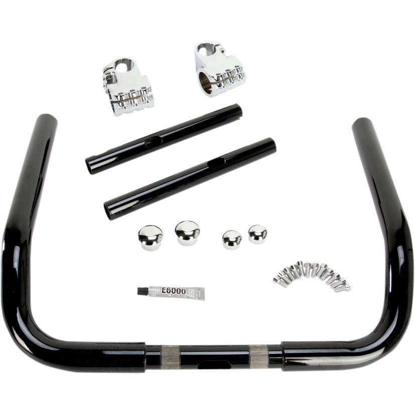 Klock Werks 1.25インチ クリップハンガーハンドル 14インチ ブラック/クローム-02