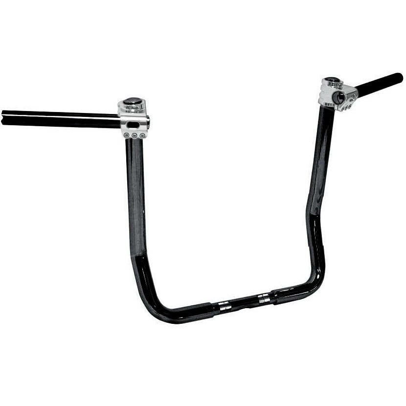 Klock Werks 1.25インチ クリップハンガーハンドル　14インチ　ブラック/クローム-01
