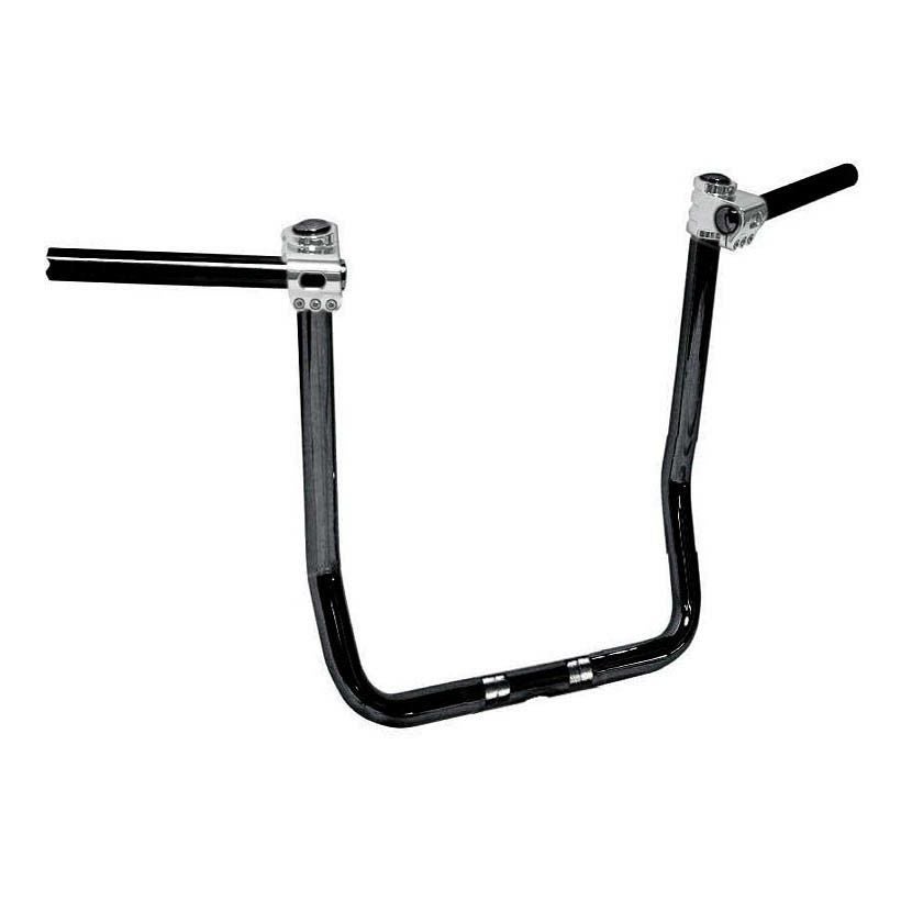 Klock Werks 1.25インチ クリップハンガーハンドル 14インチ ブラック/クローム-01