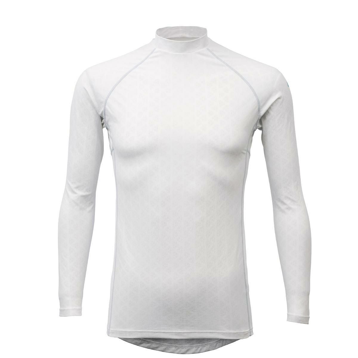 FREEZETECH 冷却インナーシャツ長袖　ローネック　ホワイト-01