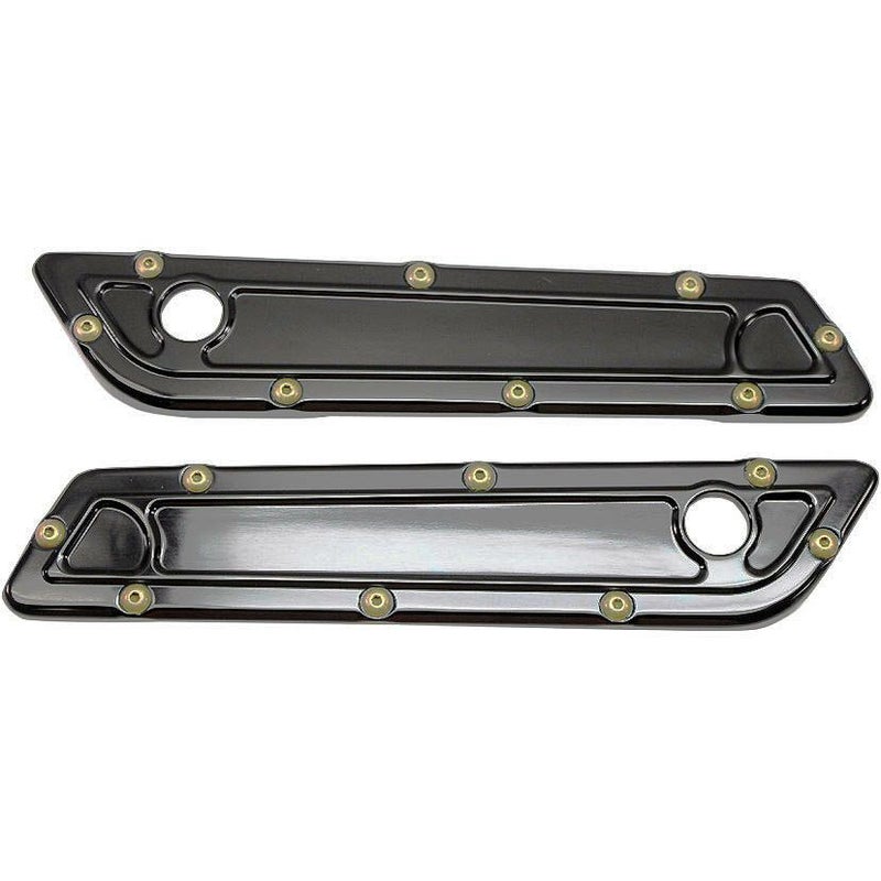 Carl Brouhard Bomber サドルバッグヒンジカバー ブラック-01