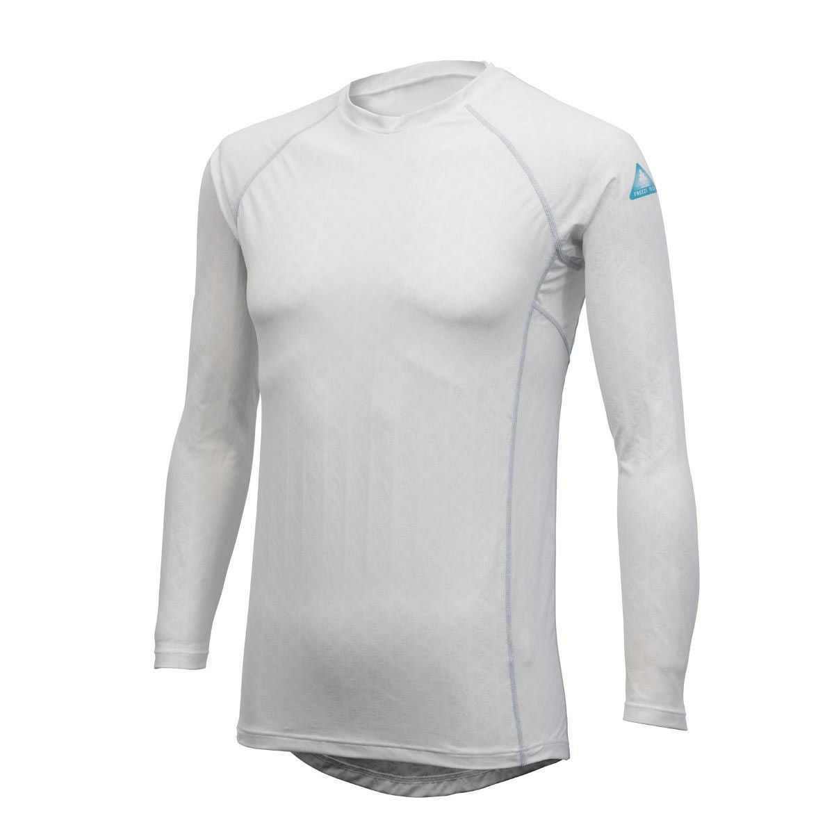 FREEZETECH 冷却インナーシャツ長袖　クルーネック　ホワイト-02