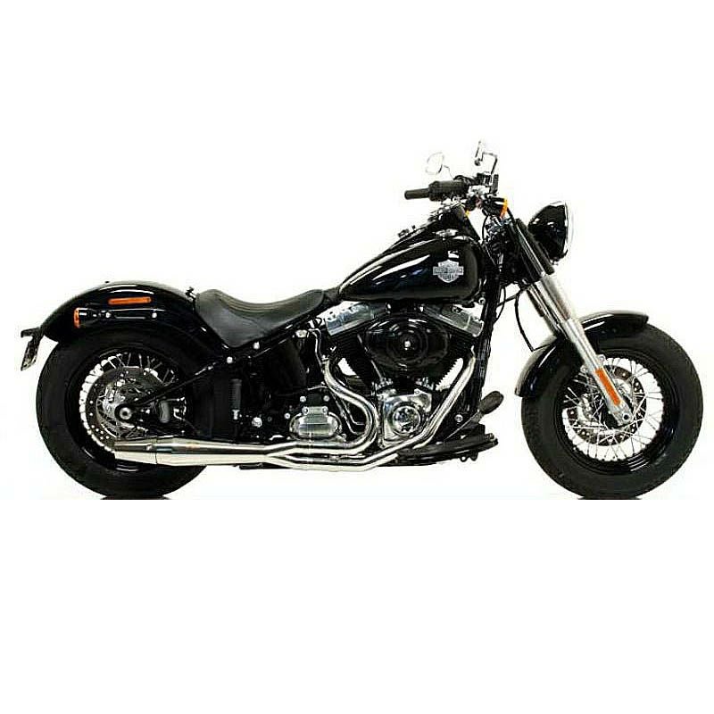 RED THUNDER EXHAUST フルエキ ポリッシュ ソフテイル用-01