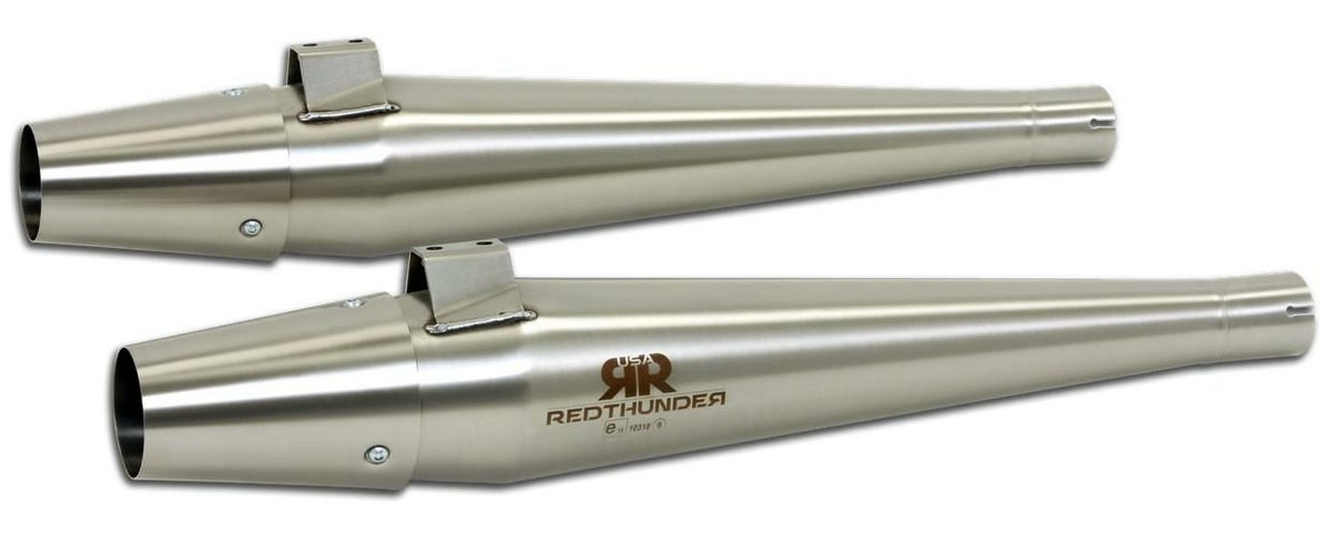 RED THUNDER EXHAUST スリップオン サテン ツーリング用-02