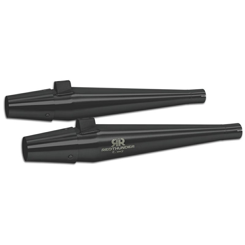 RED THUNDER EXHAUST スリップオン ブラック ツーリング用-01