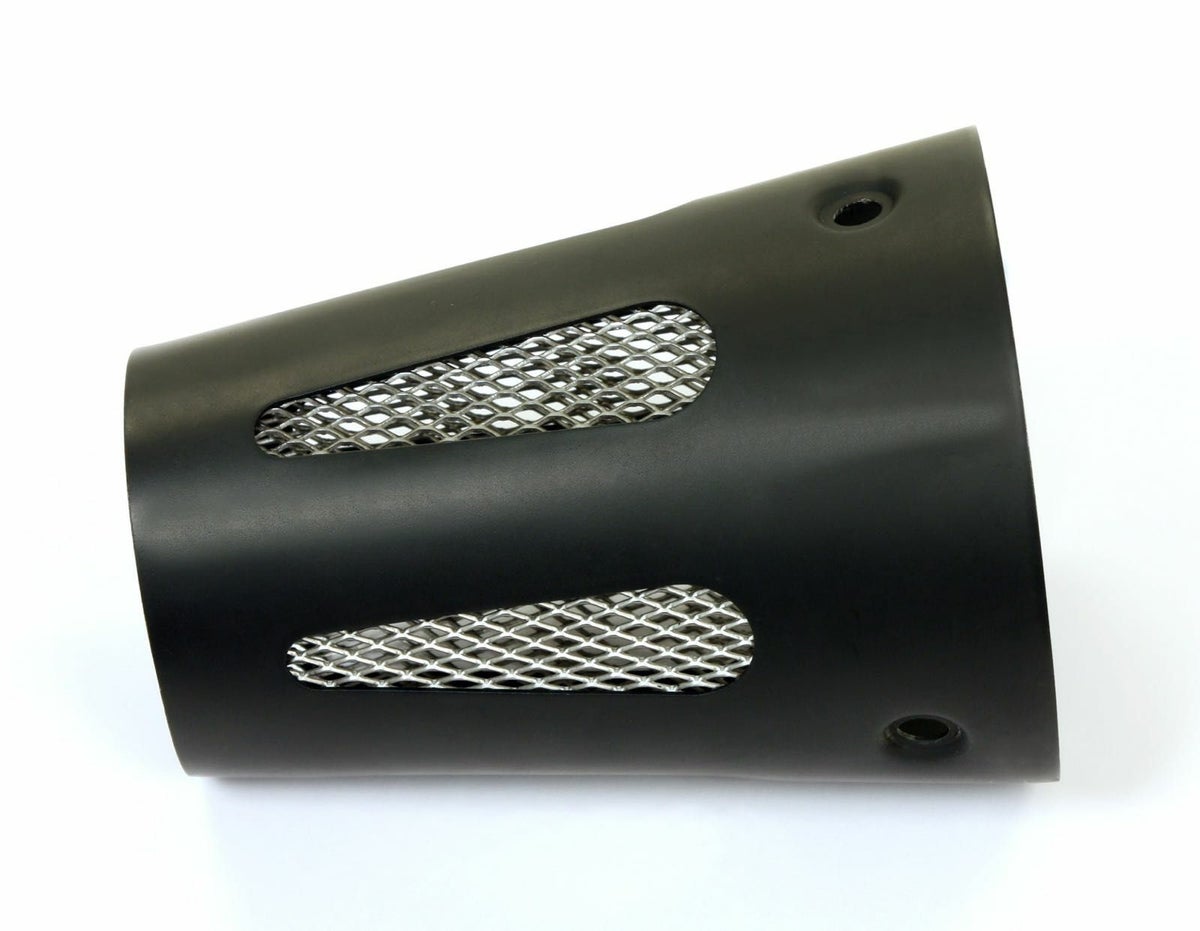 RED THUNDER EXHAUST グリッドエンドキャップ　ブラック-01