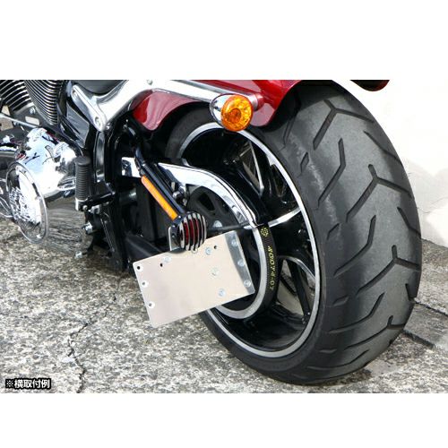 EASY RIDERS サイドマウントナンバーブラケットKIT 黒 13～ブレイクアウト 縦横共用-02