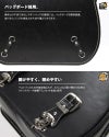 デグナー(DEGNER) レザー カービングサドルバッグ　ブラック-02
