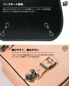 デグナー(DEGNER) レザー カービングサドルバッグ　タン-02
