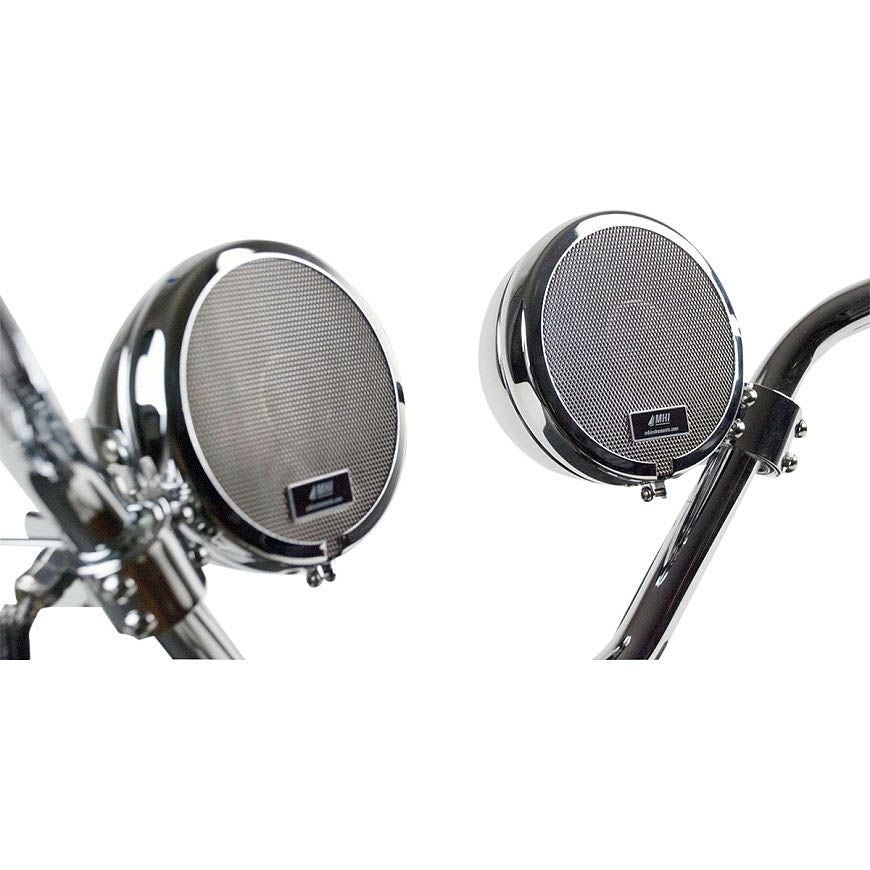 RUMBLE ROAD ウルトラ・ステレオスピーカー　70W+70Wアンプ内蔵　クローム-02