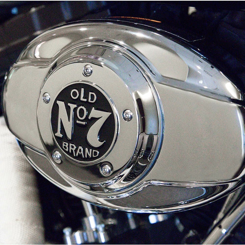 Jack Daniels OLD #7 エアクリーナーインサート　クローム/ブラック-01