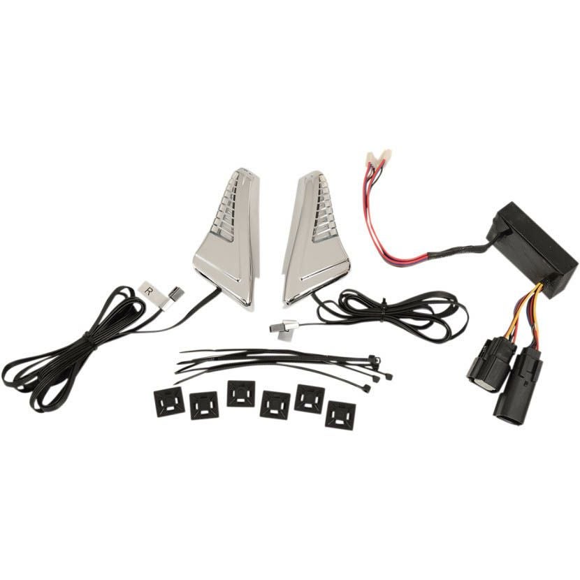 CIRO ツアーパック スネークアイライトキット　クローム　配線コネクター付き-02