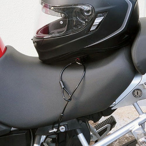 KIJIMA　ヘルメットロック　ワイヤー　ブラック-01