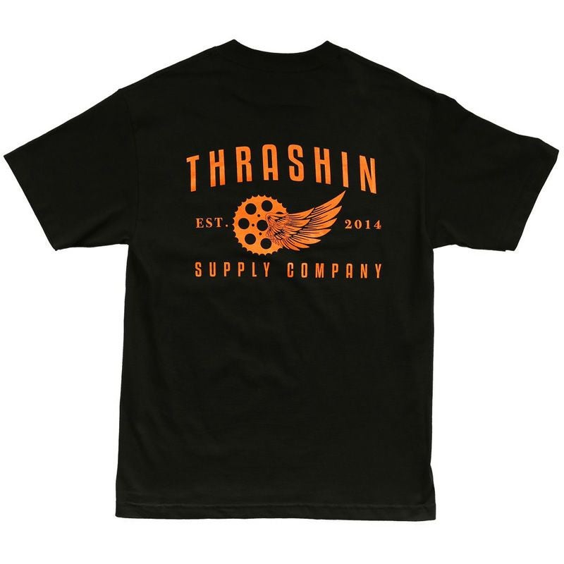 Thrashin Supply　Tシャツ　「Flying Sprocket」-02